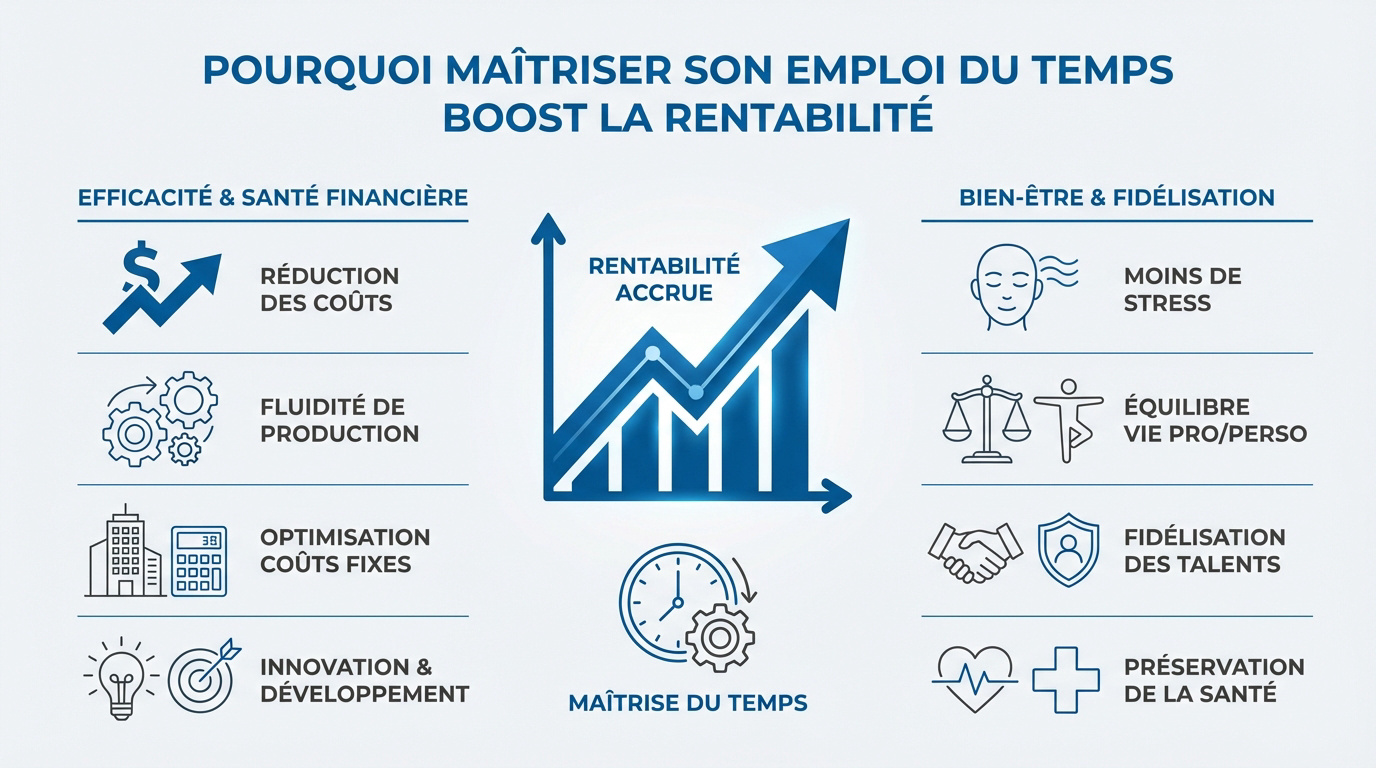 Optimisation du temps et rentabilité en entreprise